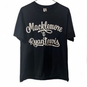 Almost VTG Men’s Macklemore & Ryan Lewis 2013 Tour Black Graphic T-Shirt